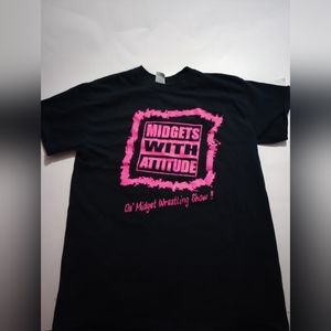 Mwa midgets with attitude da midget wrestling show medium t-shirt